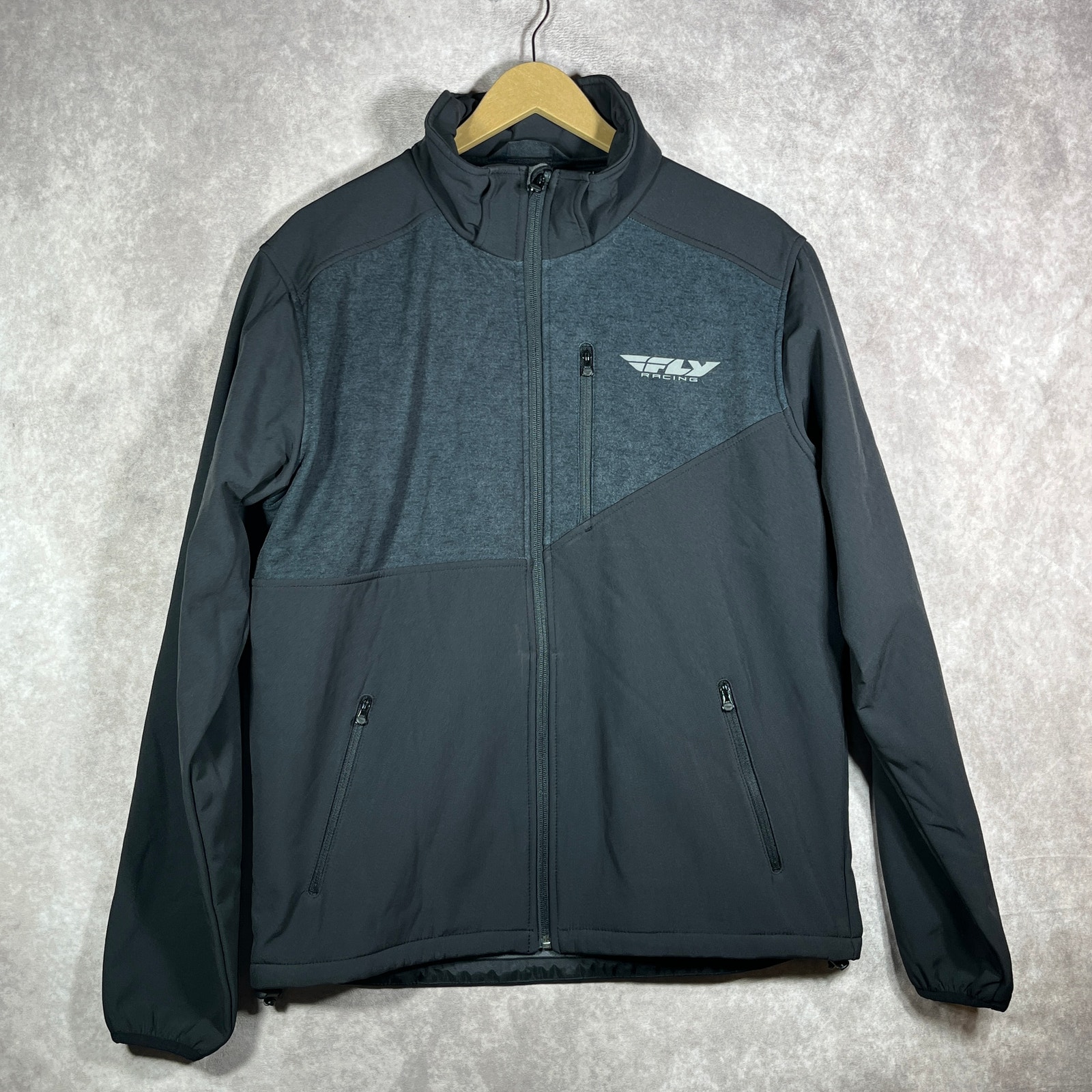 Fly Racing Fly Checkpoint Jacket Mens Medium Black Gray Offroad Motocross